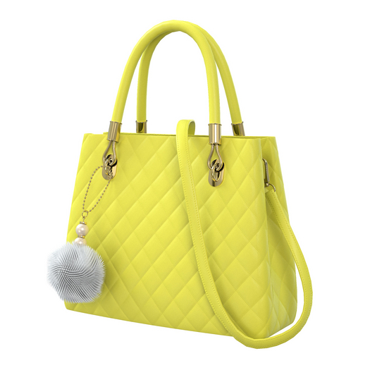 Yellow Puff Bag
