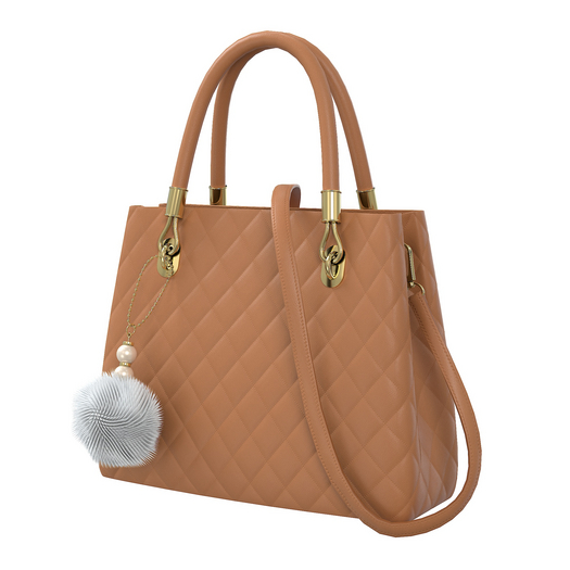 Brown Puff Bag