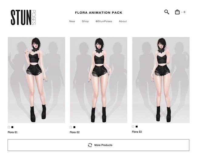 STUN - Anim Pack Collection Bento 'Flora' #75