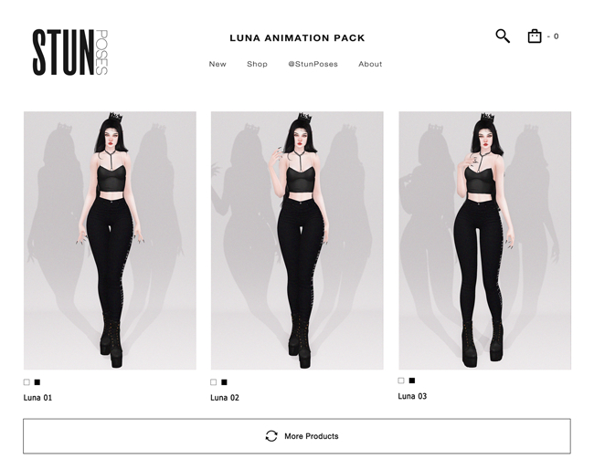 STUN - Anim Pack Collection Bento 'Luna' #74