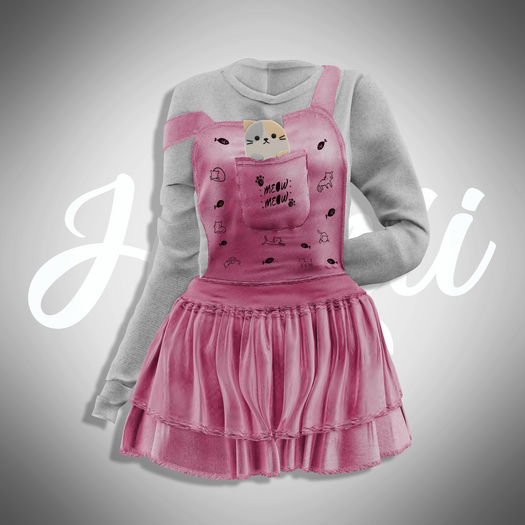 HANII - Meow Meow Overall (006)