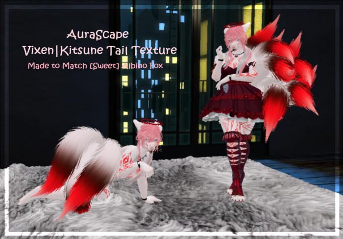 Albino Kitsune Tail