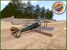 EarlyBirds Moth G-AJHS Green&Cream