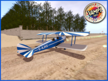 EarlyBirds Moth G-AJHS Skyblue&White