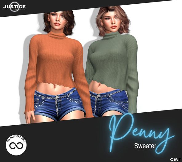 [JUSTICE] PENNY SWEATER - LEGACY PERKY