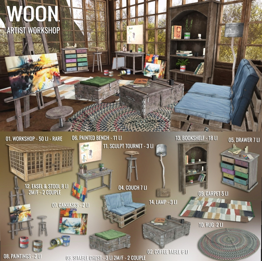 01. WOON. - Artist Workshop - Workshop RARE