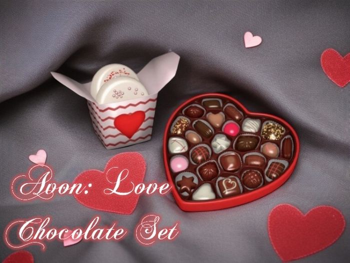 .: AVON'S : Love Chocolate Set