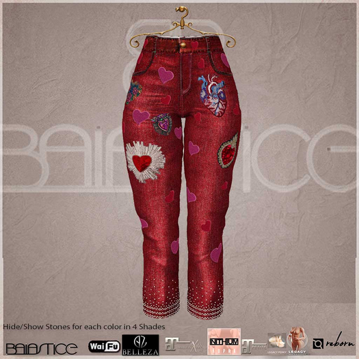 Baiastice_Amorino Trousers-Red