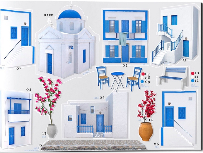MINIMAL - Greek Island FULLSET with RARE