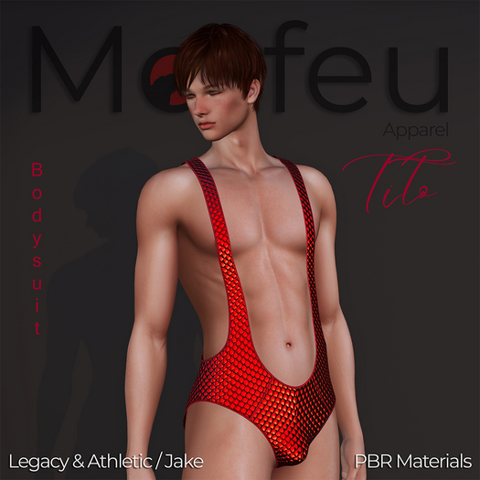 Morfeu / Tito - bodysuit - Red - Umpack