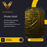 [Naraku] Pirate Gold 2K PBR v1.0 [FULL PERM]