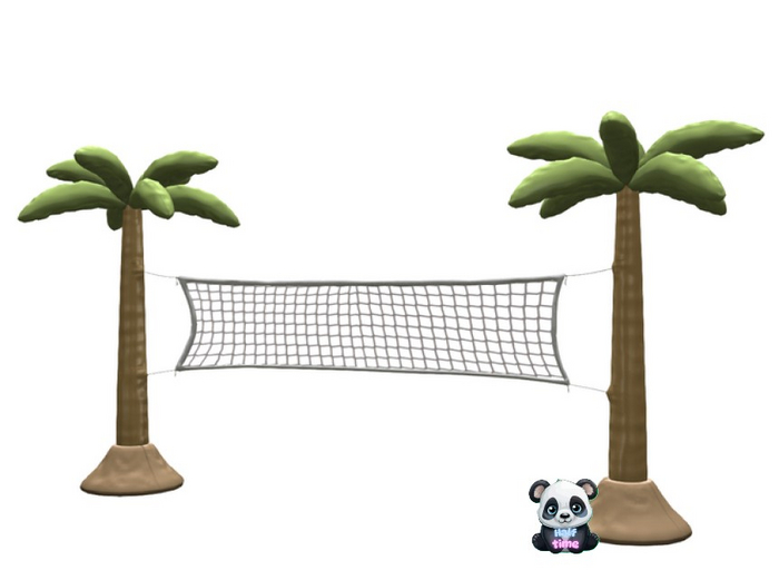 2. FINCA  Inflatable Volleyball palms RARE