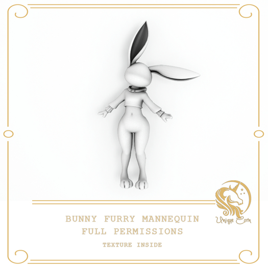 Full Perm Bunny Furry Mannequin