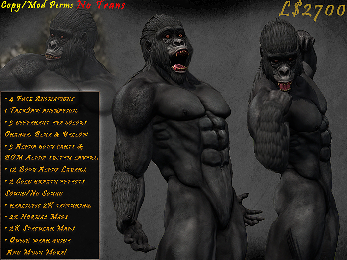 Gorilla Guy Avatar_2025 BOM