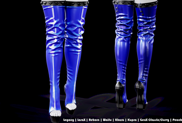Vog High Boots Blue