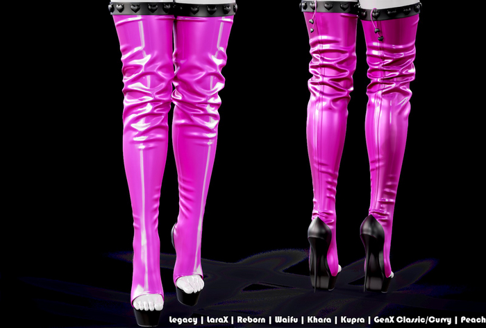 Vog High Boots Pink