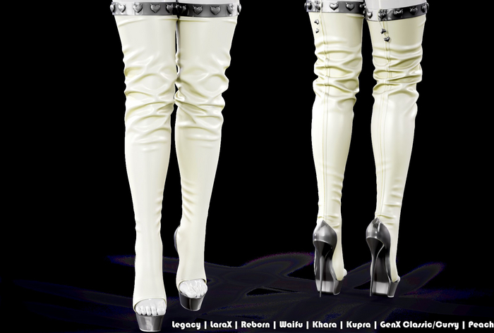 Vog High Boots Cream