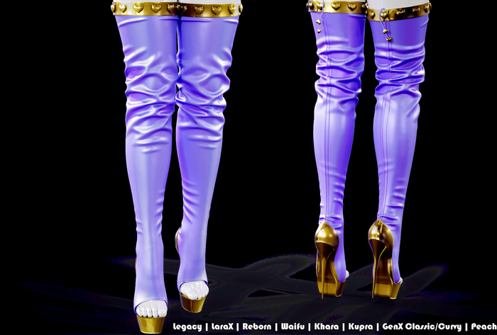 Vog High Boots Purple