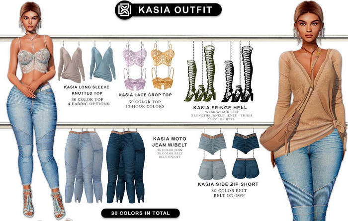 Addams - Kasia Complete Outfit #Mega pack