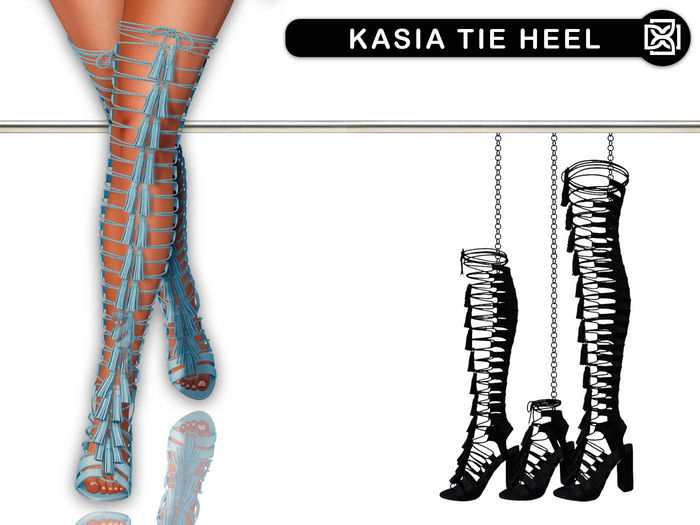 Addams - Kasia Fringe Tie Heel #30