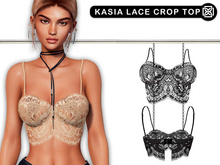 Addams - Kasia Lace Crop Top #30