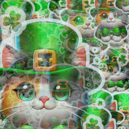  Irish Kitty 2  Confetti Tosser Thrower