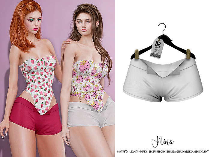 LEROY - Nina Short - White