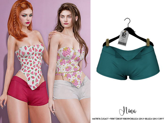 LEROY - Nina Short - Sea Green