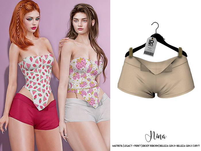 LEROY - Nina Short - Sand Gray