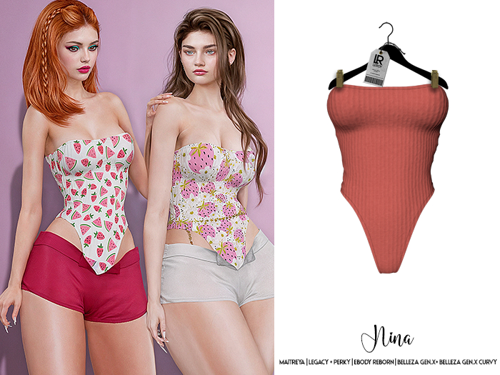 LEROY - Nina Bodysuit - Raspberry Blush