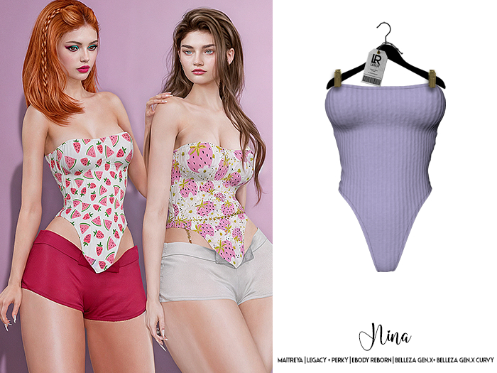 LEROY - Nina Bodysuit - Lavender