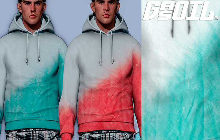 [GL - inc.] - Owen HOODIE White Green