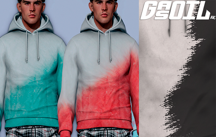 [GL - inc.] - Owen HOODIE White Black