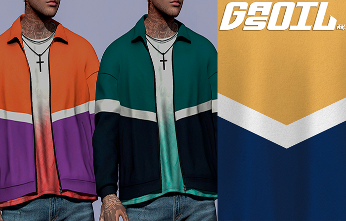 [GL - inc.] - Owain Windbreaker Yellow White Blue