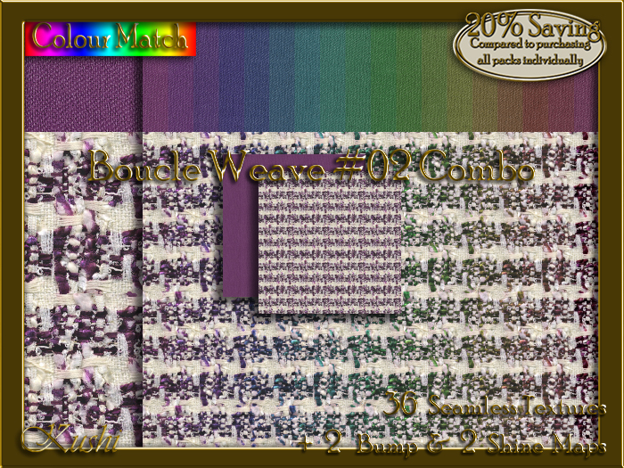Boucle Weave #02 COMBO Texture Bundle