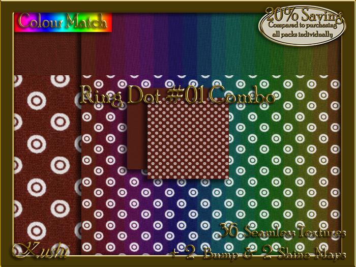 Ring Dot #01 COMBO Texture Bundle