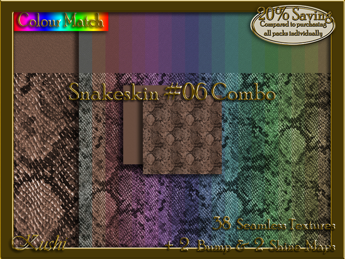 Snakeskin #06 COMBO Texture Bundle