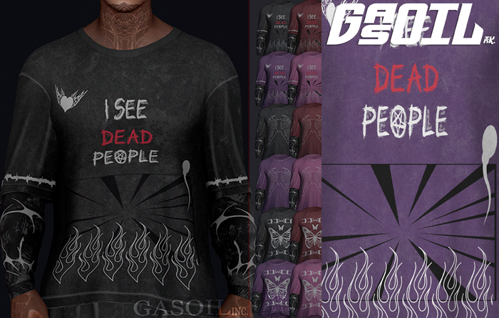 [GL - inc.] - Liam Long Sleeve Tee Violet I SEE Gift