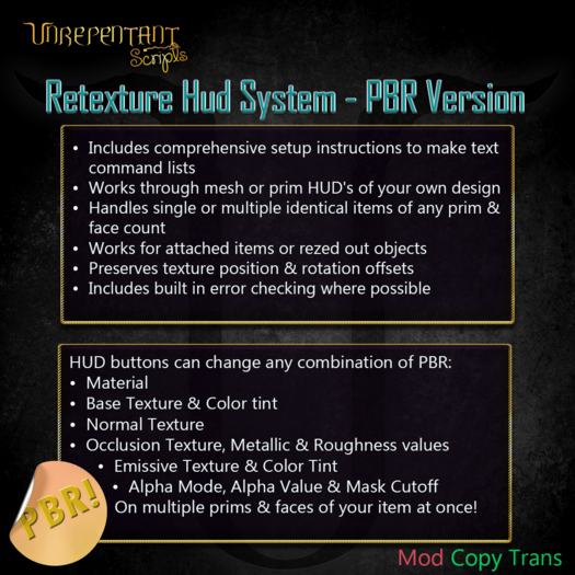 [UN] Retexture HUD System - PBR