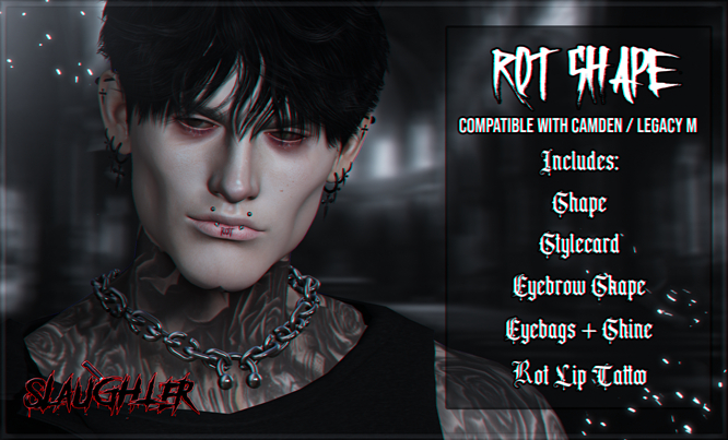 SLAUGHTER - ROT SHAPE CAMDEN / LEGACY M