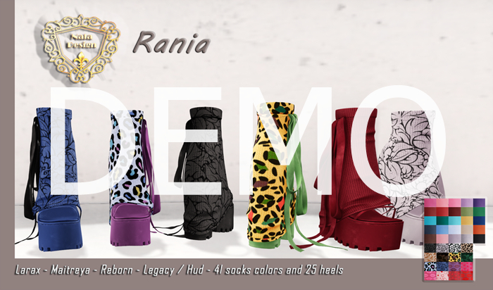 DEMO - Nala Design - Rania Heels Socks {Fatpack}