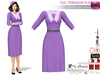 Second Life Marketplace - Full Perm 1920s 1930s Vintage Retro Purple ...
