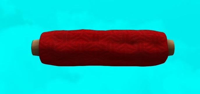 DFS Vday Red Velvet Fabric Roll
