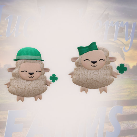 DFS Sheep  - St Patrick's Day (March 2024) - 2 Count