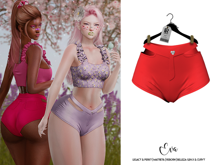 LEROY - Eva Short - Red