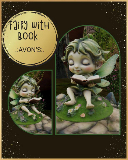 .:AVON'S:. Fairy with a book