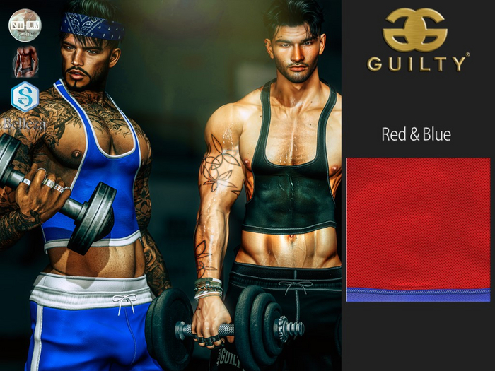 Guilty 174 Jury Tank-07 Red & Blue