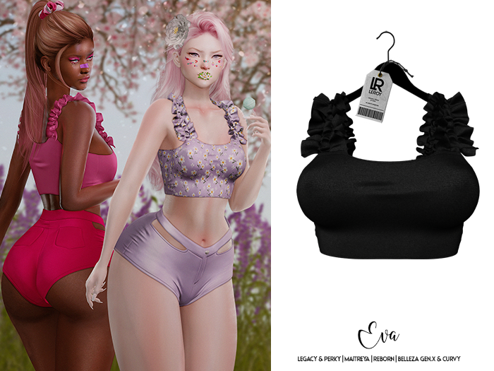 LEROY - Eva Cropped - Black