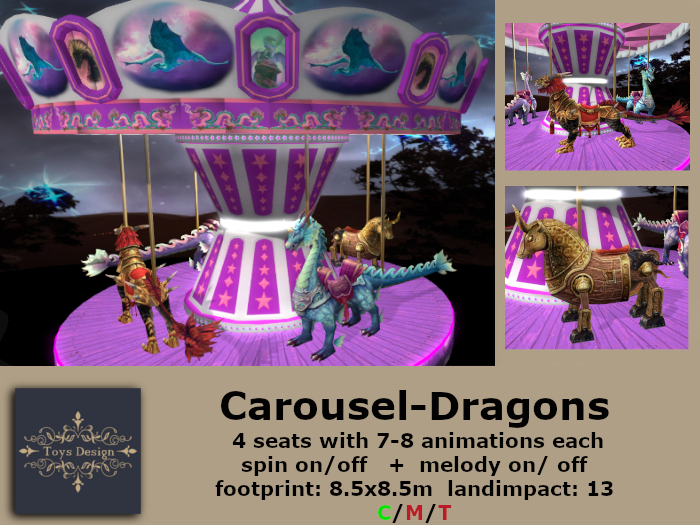 Toys Design - Carousel - Dragons (box)