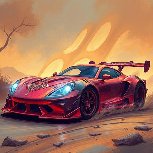 Car Wall Decal